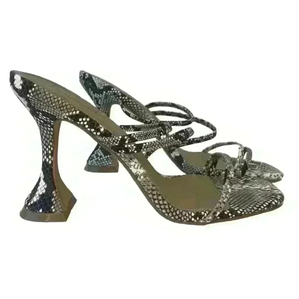 High Heels Sandals/ Snake print/ Size Us 10 - Picture 2 of 7